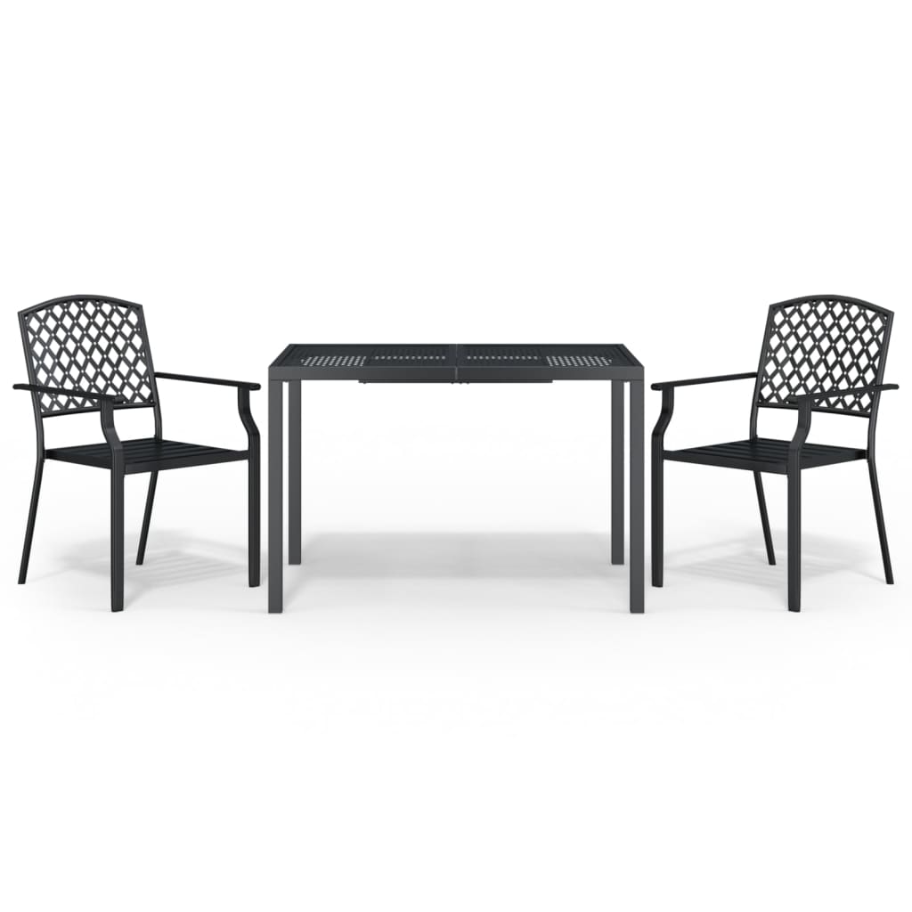 vidaXL Garden Dining Set | Anthracite
