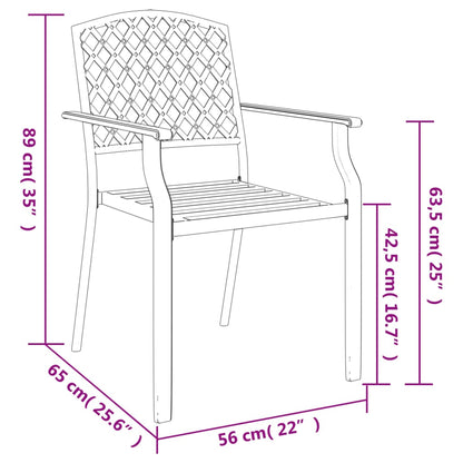 vidaXL Garden Dining Set | Anthracite