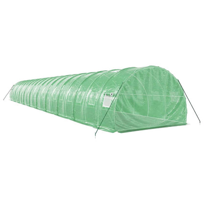 vidaXL Greenhouse with Steel Frame Green 60 m² 20x3x2 m