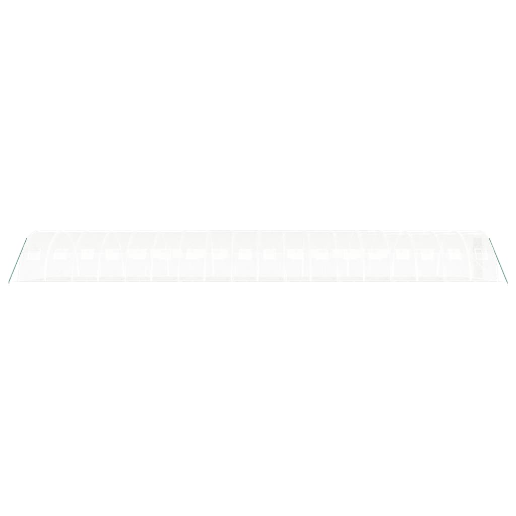 vidaXL Greenhouse with Steel Frame White 72 m² 18x4x2 m