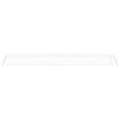 vidaXL Greenhouse with Steel Frame White 72 m² 18x4x2 m