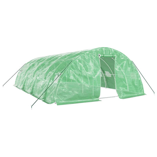 vidaXL Greenhouse with Steel Frame Green 40 m² 8x5x2,3 m