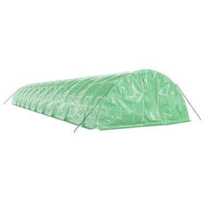 vidaXL Greenhouse with Steel Frame Green 100 m² 20x5x2.3 m