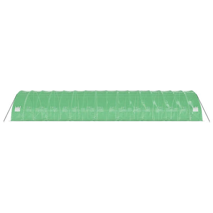 vidaXL Greenhouse with Steel Frame Green 96 m² 16x6x2.85 m