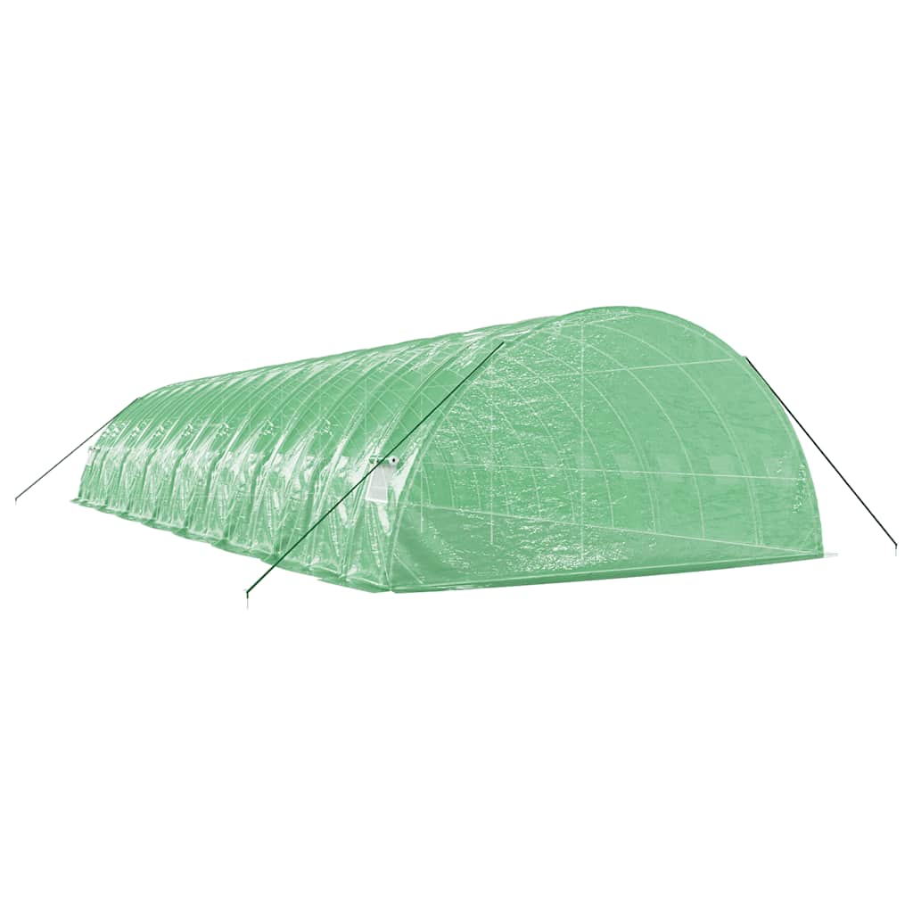 vidaXL Greenhouse with Steel Frame Green 96 m² 16x6x2.85 m