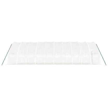 vidaXL Greenhouse with Steel Frame White 60 m² 10x6x2.85 m