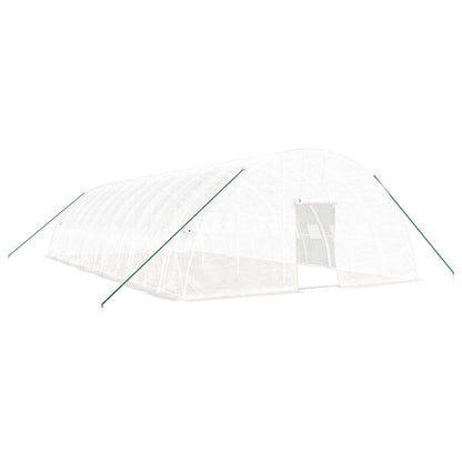 vidaXL Greenhouse with Steel Frame White 72 m² 12x6x2.85 m