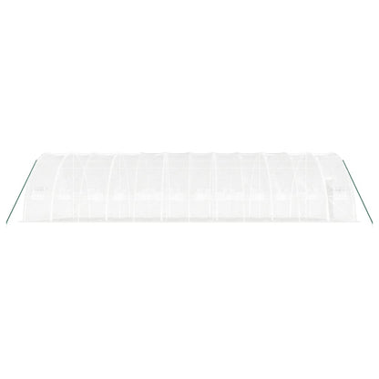 vidaXL Greenhouse with Steel Frame White 72 m² 12x6x2.85 m