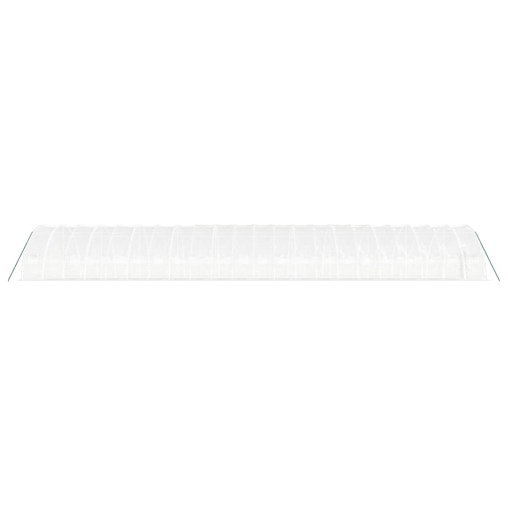 vidaXL Greenhouse with Steel Frame White 132 m² 22x6x2.85 m