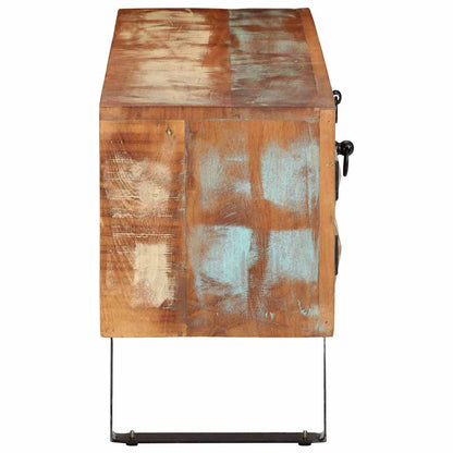 vidaXL TV Cabinet 112x30x45 cm Solid Wood Reclaimed