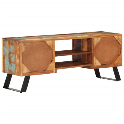 vidaXL TV Cabinet 112x30x45 cm Solid Wood Reclaimed