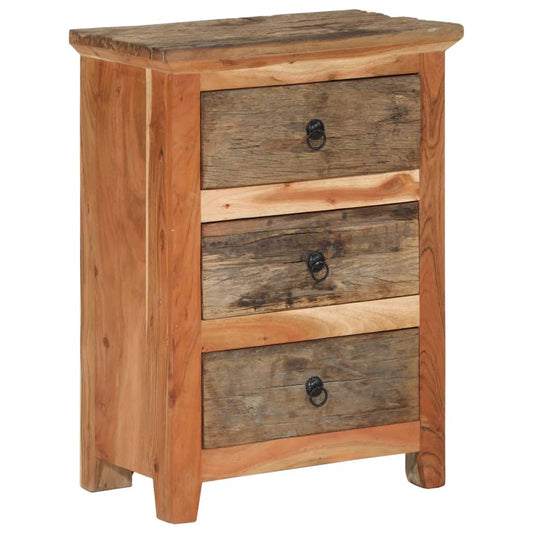 vidaXL Side Cabinet 55x33x75 cm Solid Wood Acacia