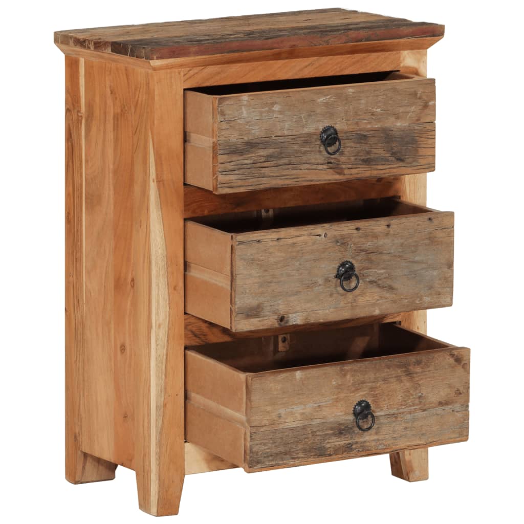 vidaXL Side Cabinet 55x33x75 cm Solid Wood Acacia