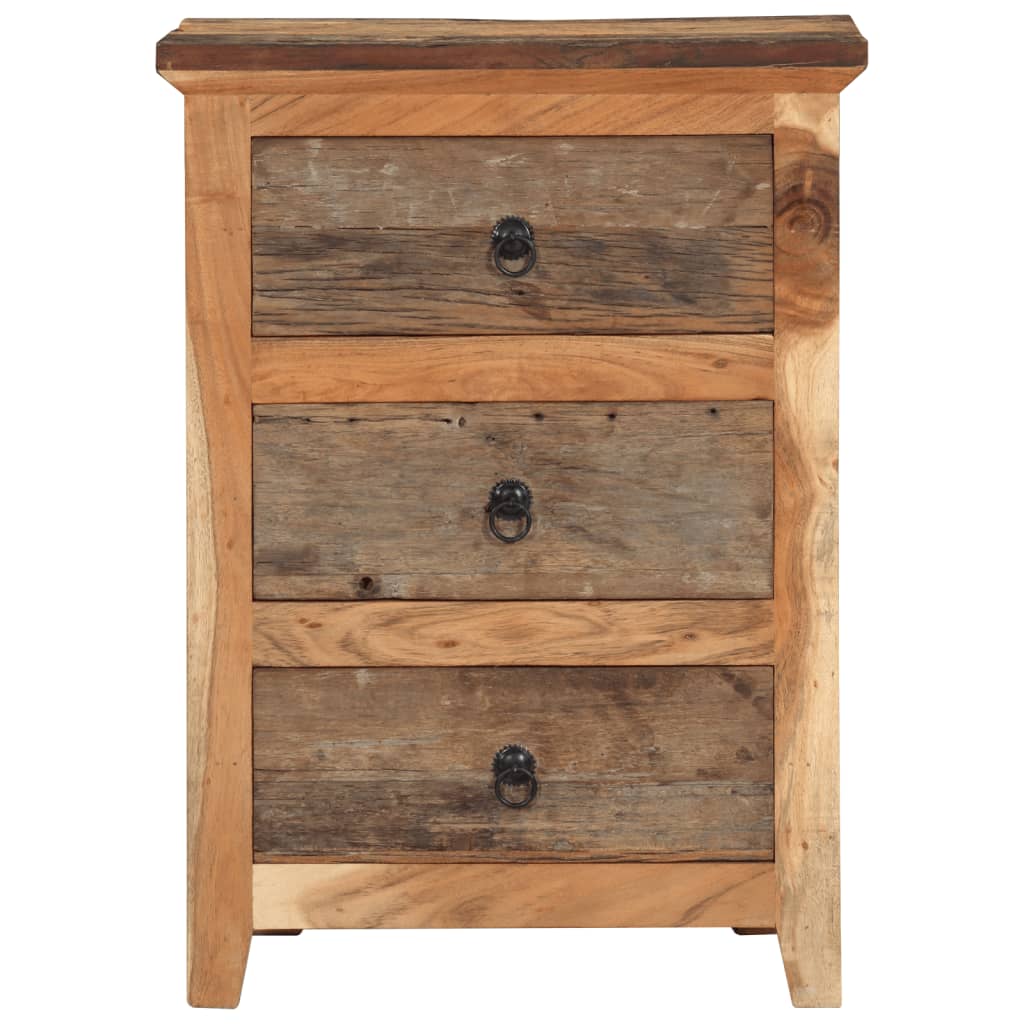 vidaXL Side Cabinet 55x33x75 cm Solid Wood Acacia