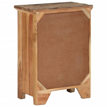vidaXL Side Cabinet 55x33x75 cm Solid Wood Acacia