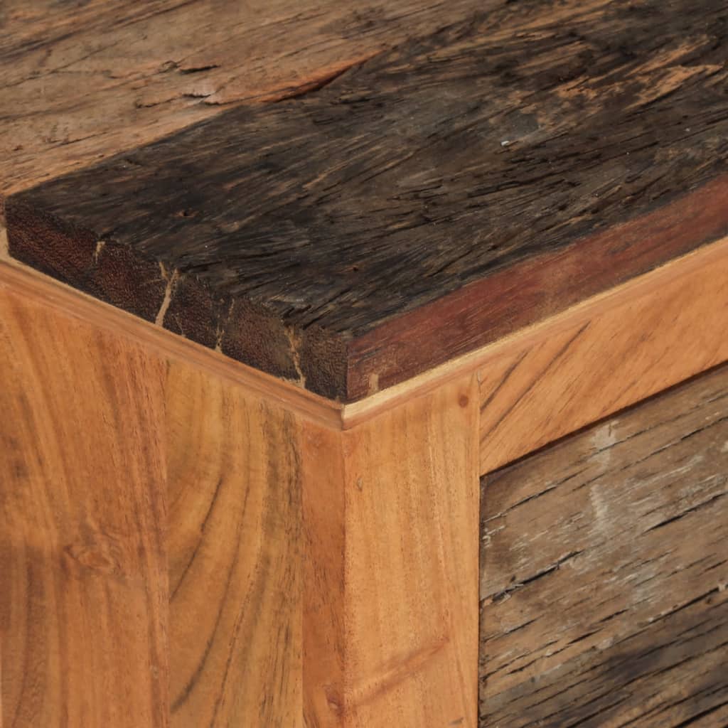 vidaXL Side Cabinet 55x33x75 cm Solid Wood Acacia