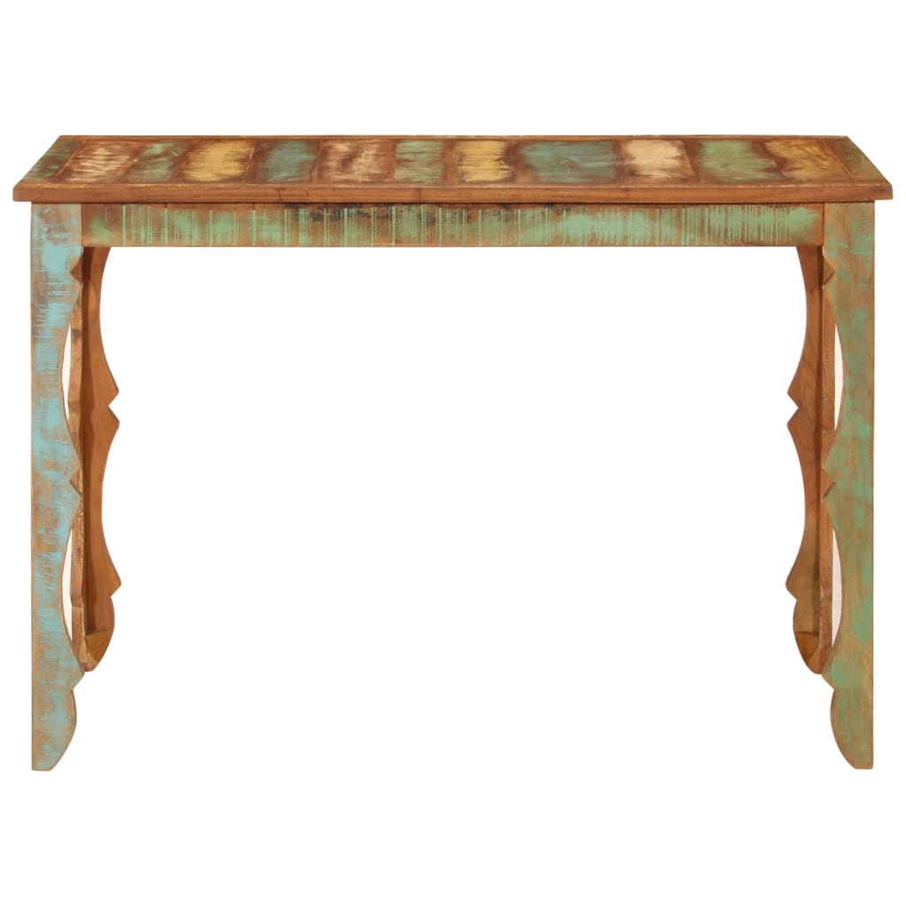 vidaXL Dining Table 110x52x76 cm Solid Wood Reclaimed