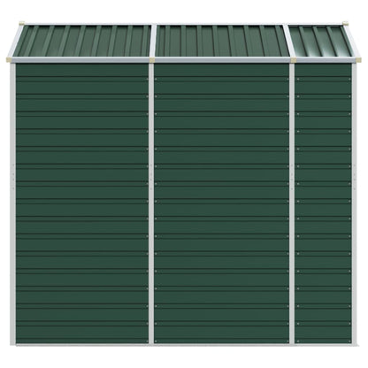 vidaXL Garden Shed Green 191x215x198 cm Galvanised Steel