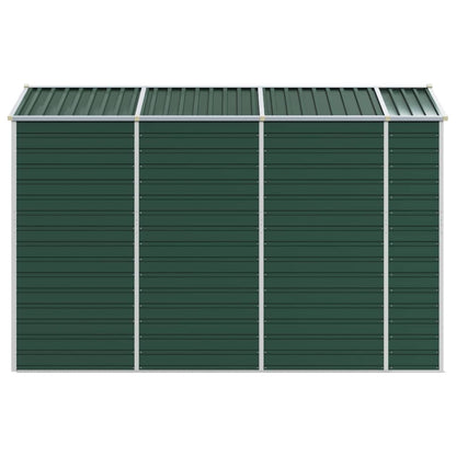 vidaXL Garden Shed Green 191x300x198 cm Galvanised Steel