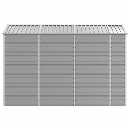 vidaXL Garden Shed | Light Grey | Galvanised Steel | Medium | Garden Shed