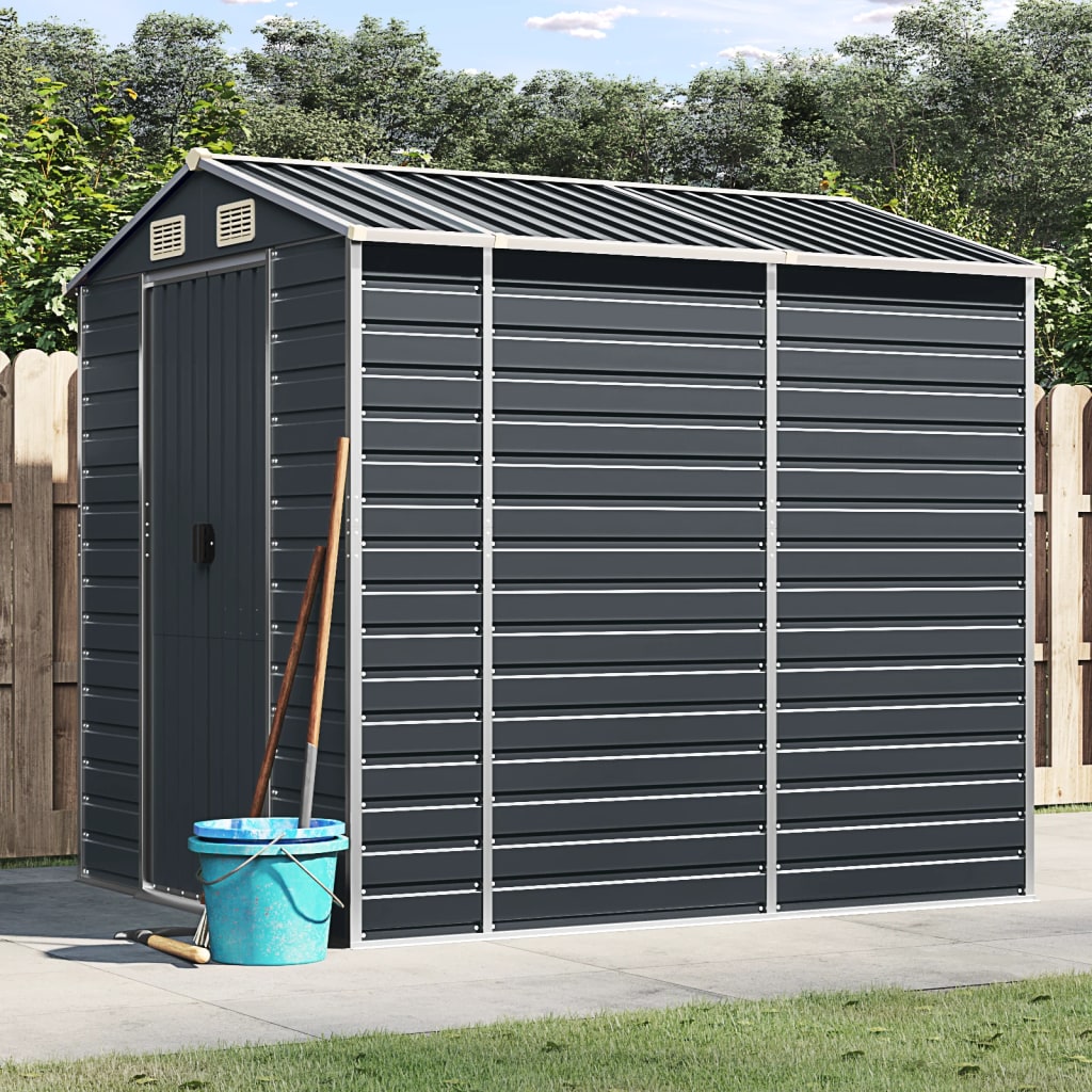vidaXL Garden Shed | Garden Shed | Rectangular | Modern | Durable | Metal Shed