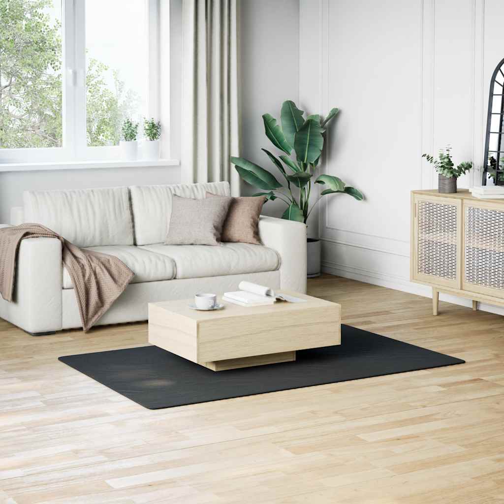vidaXL Shaggy Rug Black 120x183 cm Polyester