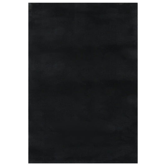 vidaXL Shaggy Rug Black 240x305 cm Polyester