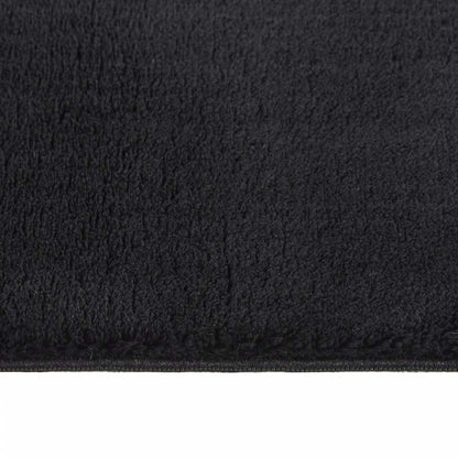 vidaXL Shaggy Rug Black 240x305 cm Polyester