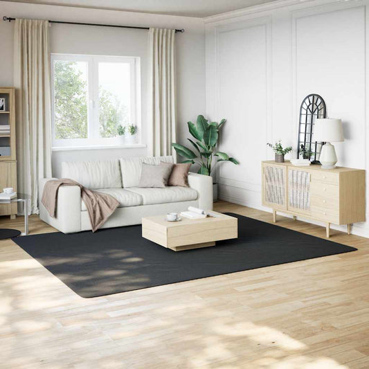 vidaXL Shaggy Rug Black 240x305 cm Polyester