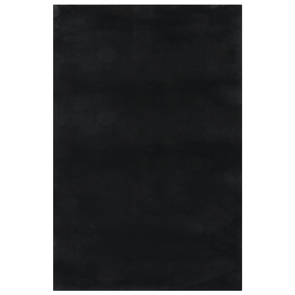vidaXL Shaggy Rug Black 240x340 cm Polyester