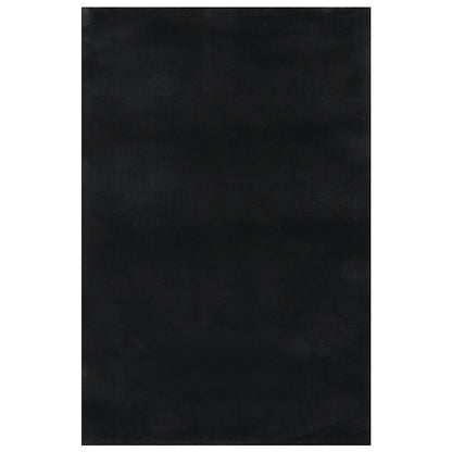 vidaXL Shaggy Rug Black 240x340 cm Polyester