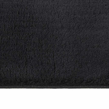 vidaXL Shaggy Rug Black 240x340 cm Polyester