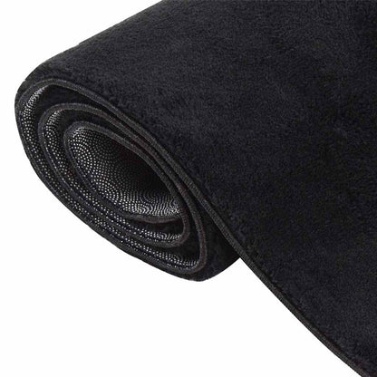 vidaXL Shaggy Rug Black 240x340 cm Polyester
