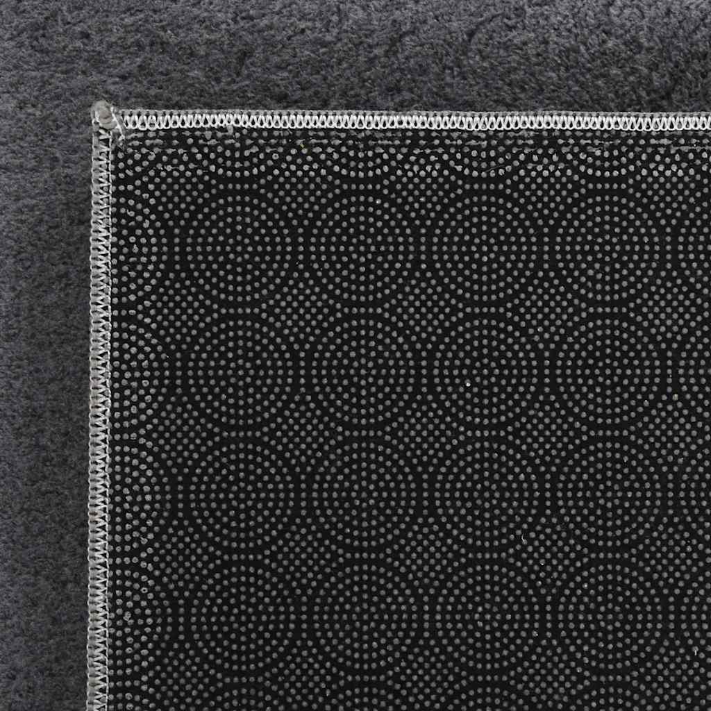 vidaXL Shaggy Rug Anthracite 120x183 cm Polyester