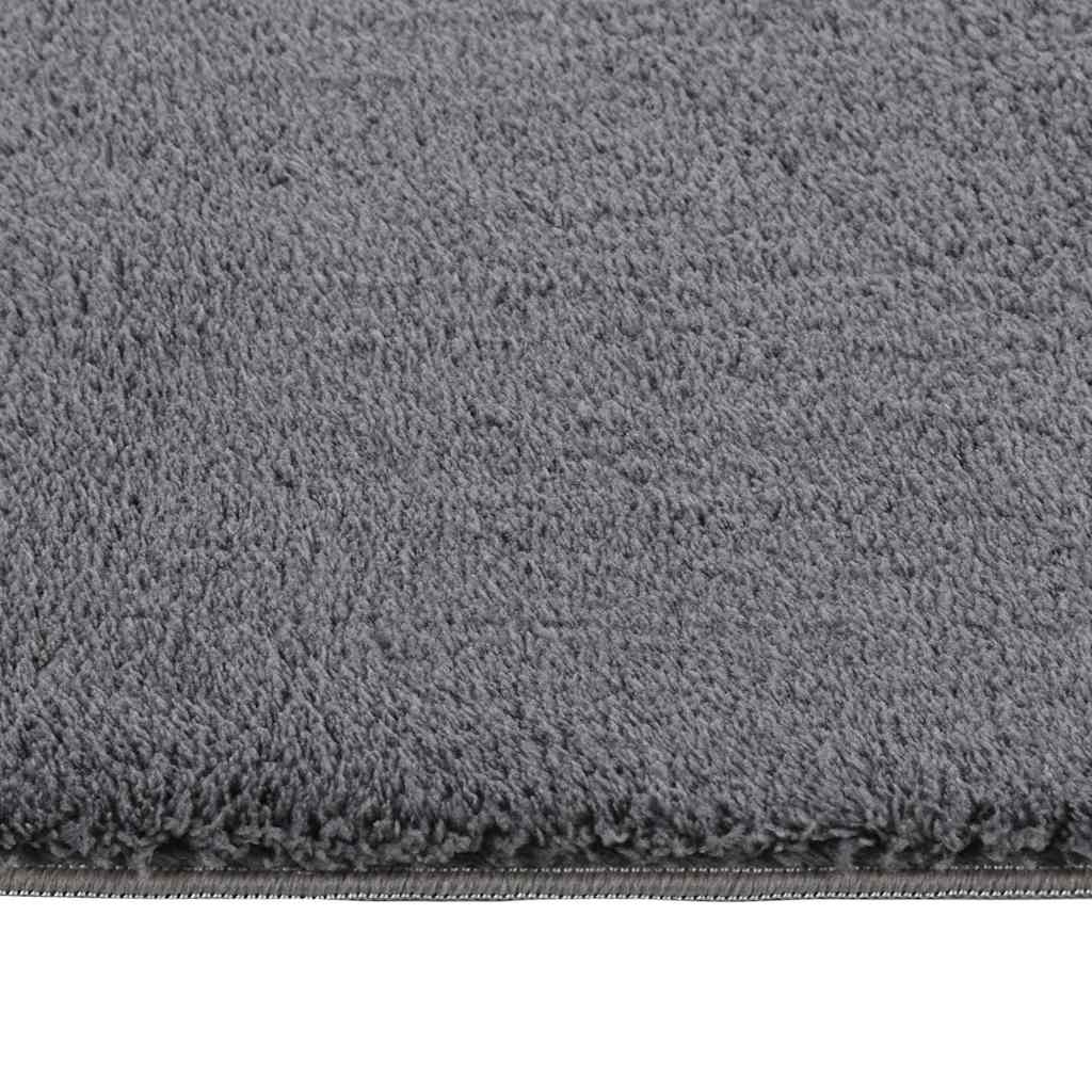 vidaXL Shaggy Rug Anthracite 200x275 cm Polyester