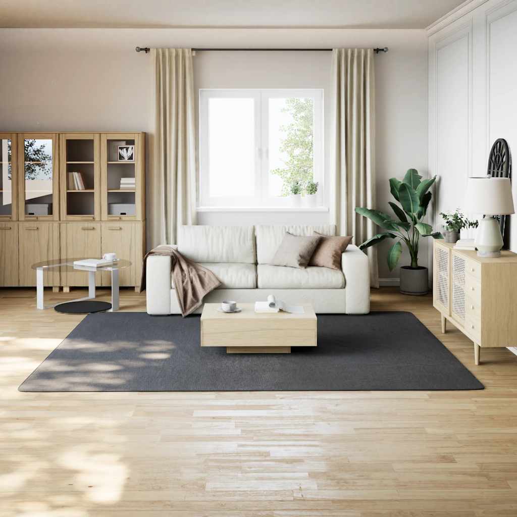 vidaXL Shaggy Rug Anthracite 240x305 cm Polyester
