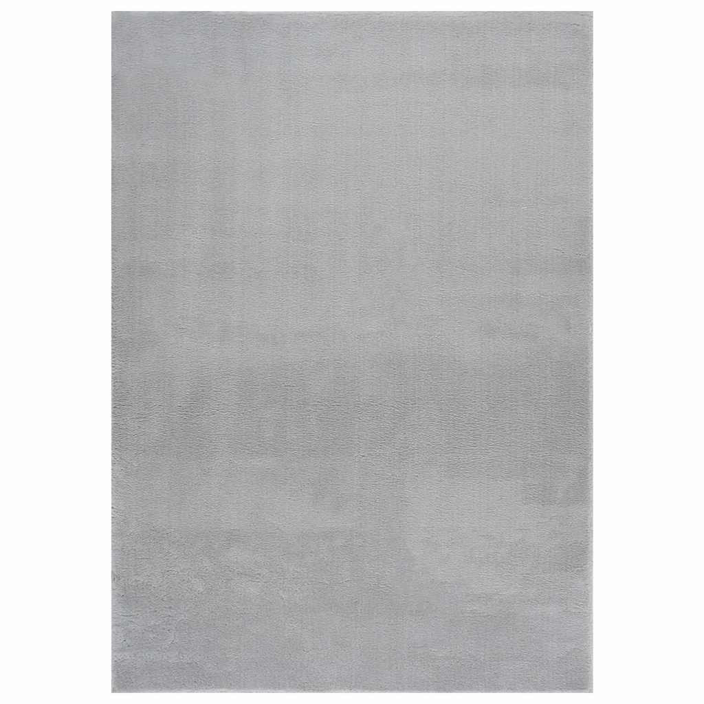vidaXL Shaggy Rug Grey 200x275 cm Polyester