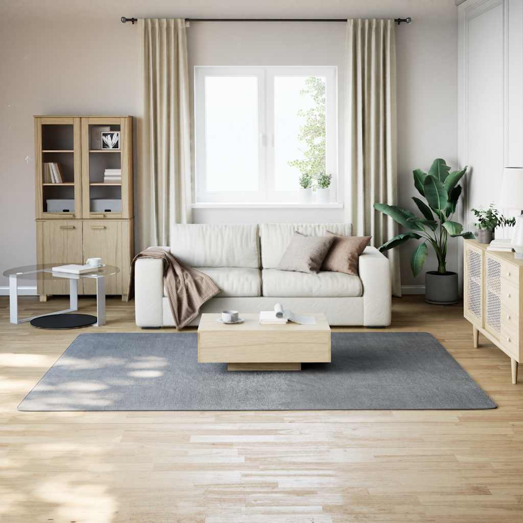 vidaXL Shaggy Rug Grey 200x275 cm Polyester