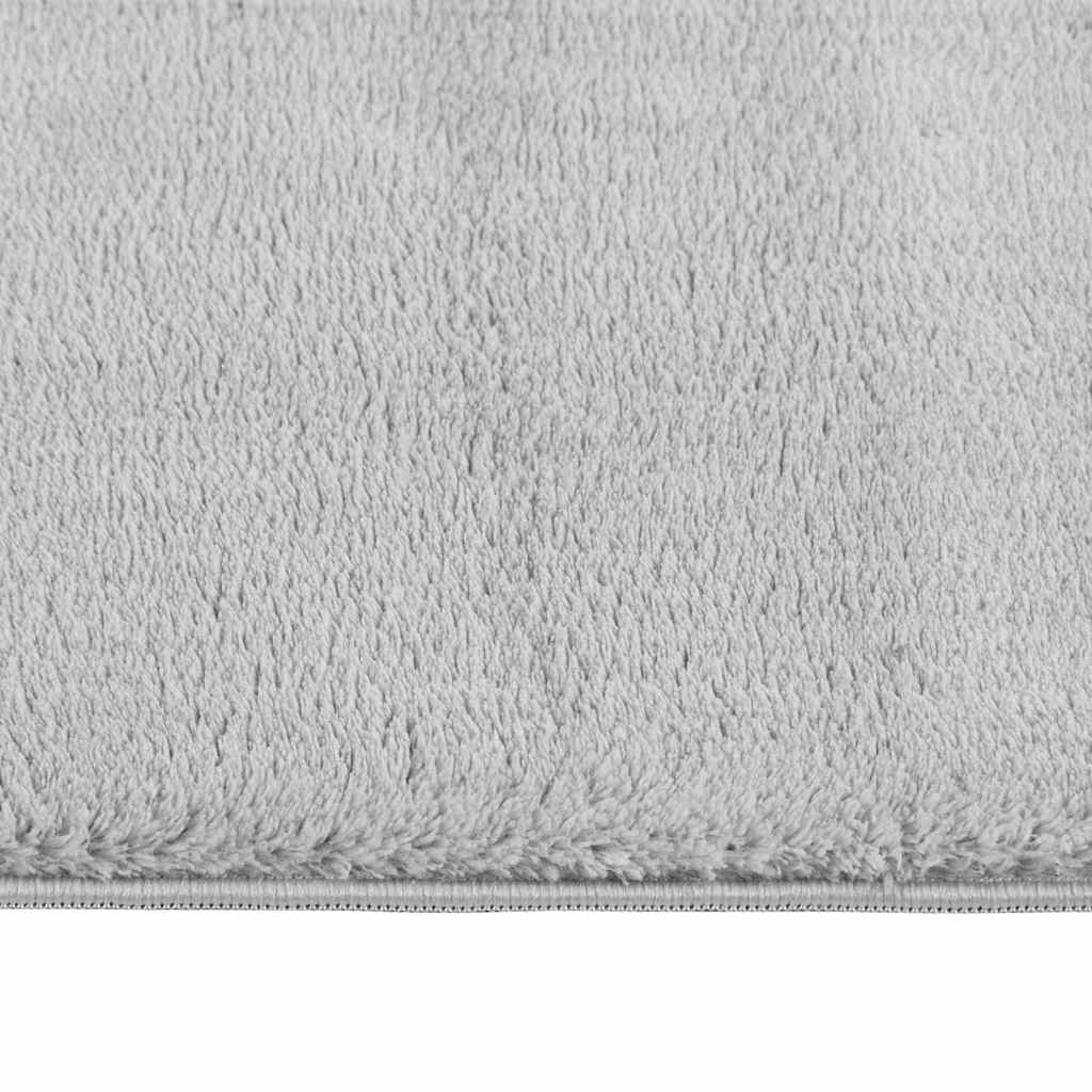vidaXL Shaggy Rug Grey 200x275 cm Polyester