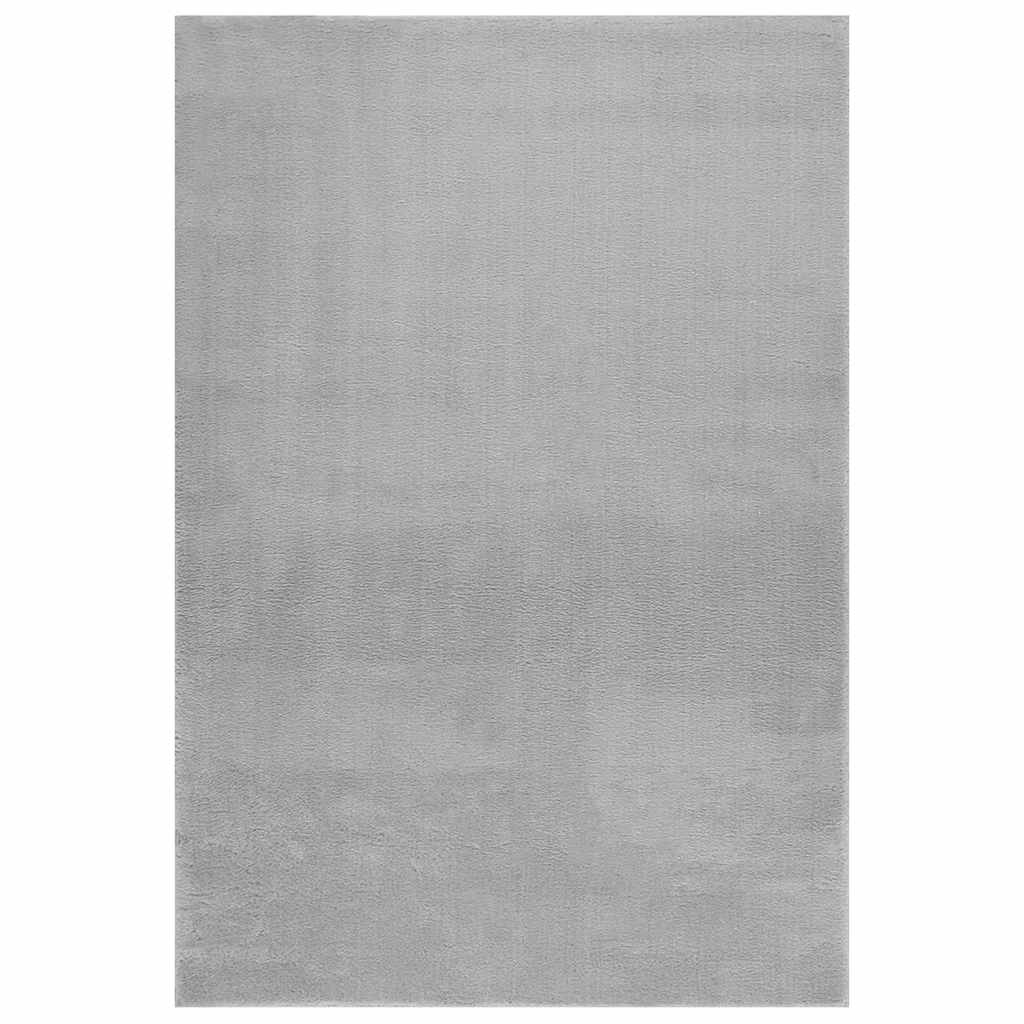 vidaXL Shaggy Rug Grey 240x305 cm Polyester