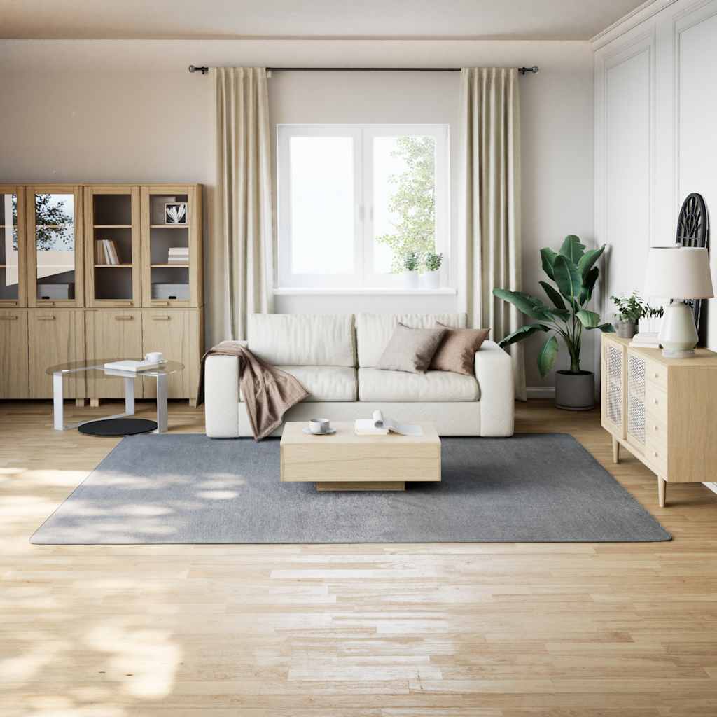vidaXL Shaggy Rug Grey 240x305 cm Polyester