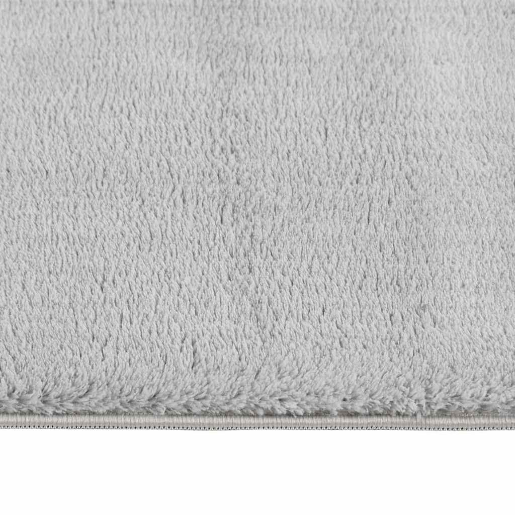 vidaXL Shaggy Rug Grey 240x340 cm Polyester