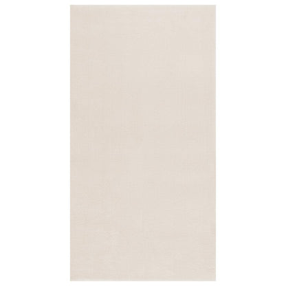vidaXL Shaggy Rug Cream White 120x183 cm Polyester