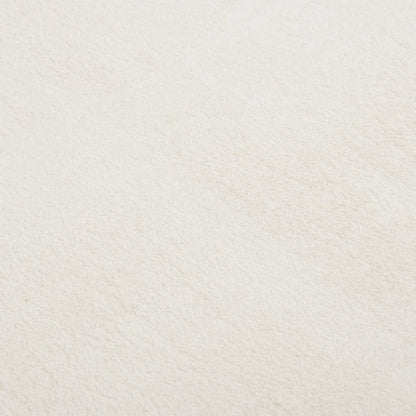 vidaXL Shaggy Rug Cream White 120x183 cm Polyester
