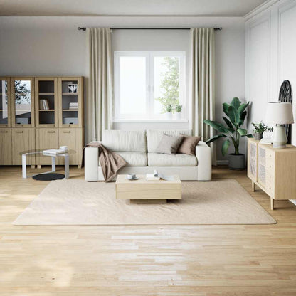 vidaXL Shaggy Rug Cream White 240x305 cm Polyester