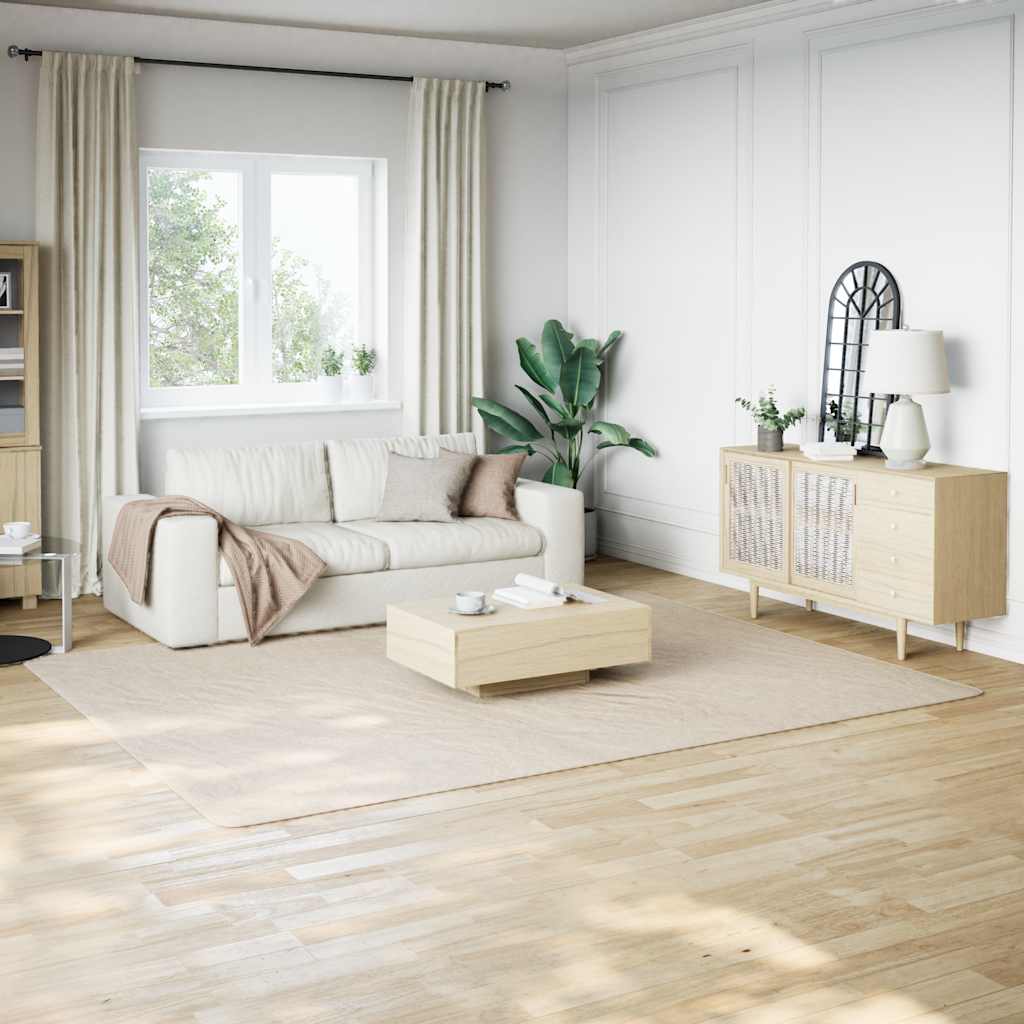 vidaXL Shaggy Rug Cream White 240x305 cm Polyester