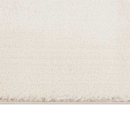 vidaXL Shaggy Rug Cream White 240x340 cm Polyester