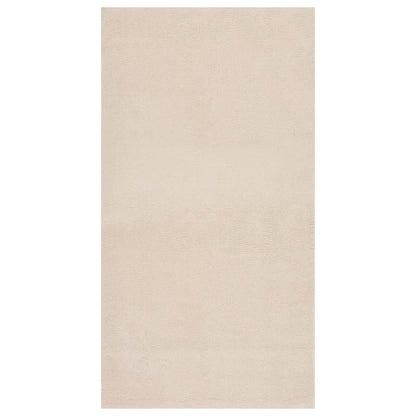 vidaXL Shaggy Rug Beige 120x183 cm Polyester