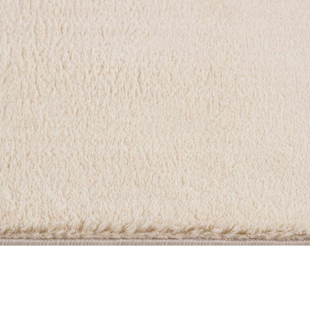 vidaXL Shaggy Rug Beige 120x183 cm Polyester