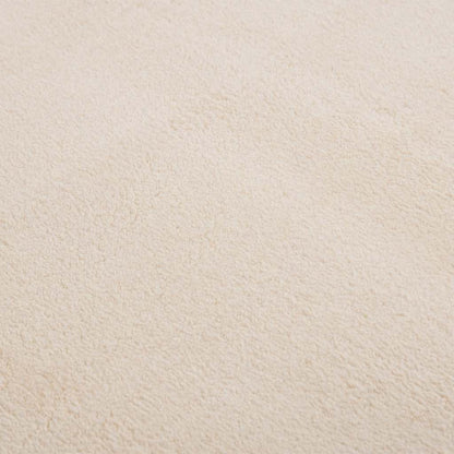 vidaXL Shaggy Rug Beige 120x183 cm Polyester